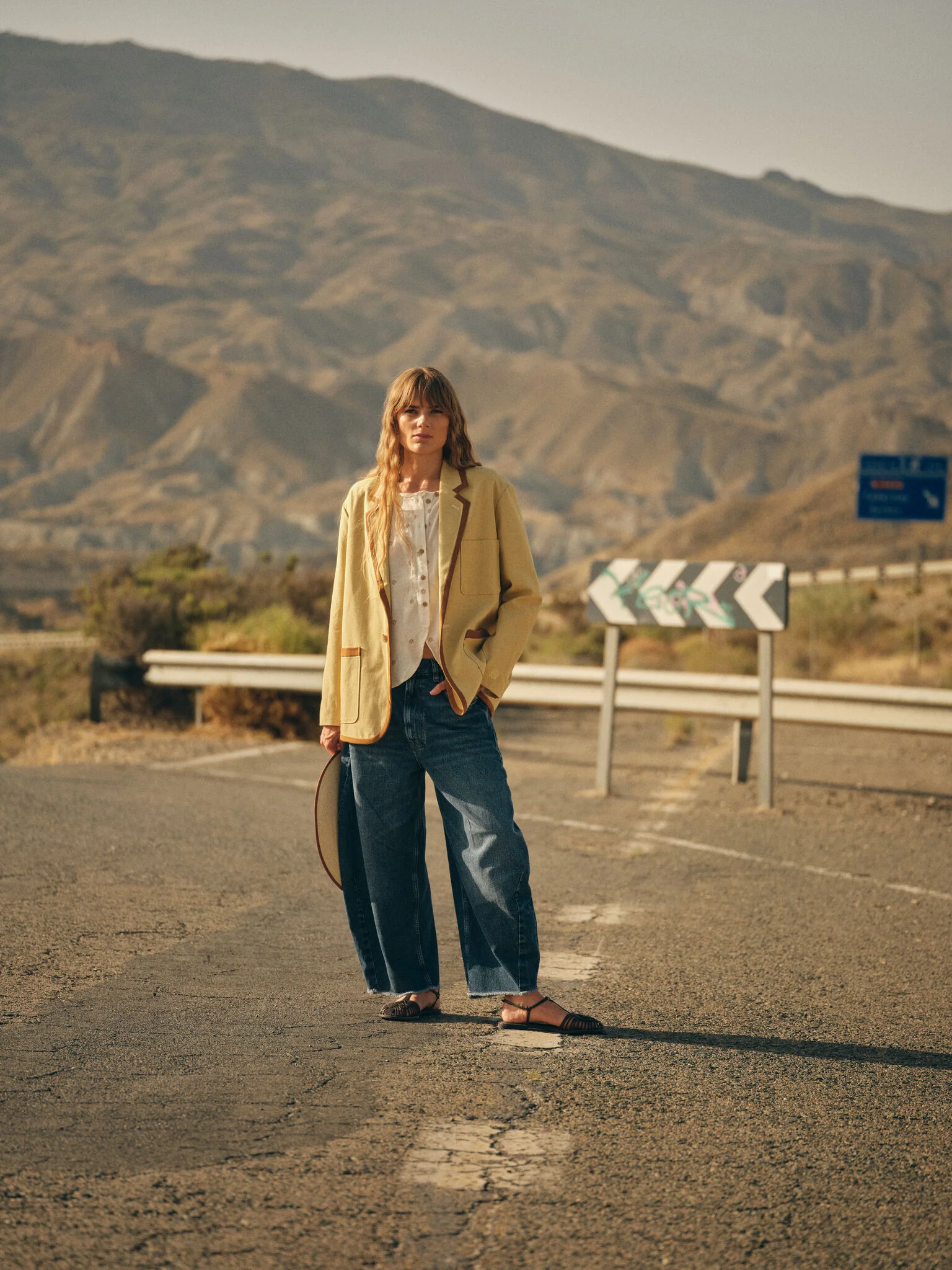 Heyanno - Wisdom Edge Blazer - Pampas