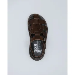 VIBAe - Capri Leather sandal - Cocoa brown