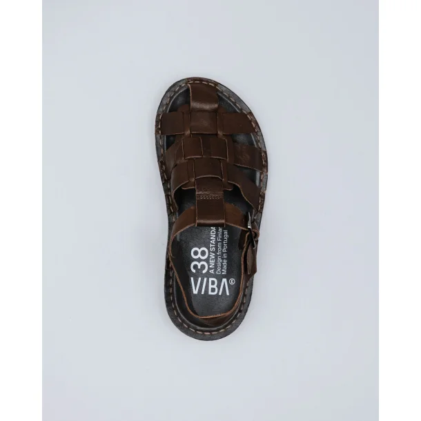 VIBAe - Capri Leather sandal - Cocoa brown