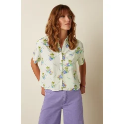 King Louie - Evelina Blouse Colada - Ice Cream