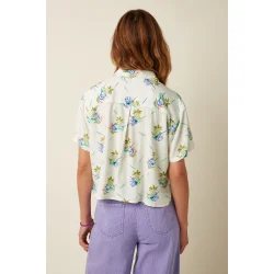 King Louie - Evelina Blouse Colada - Ice Cream