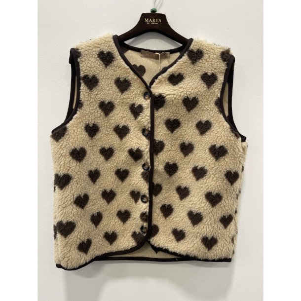 Marta - Dahlia Vest - Camello/Moro