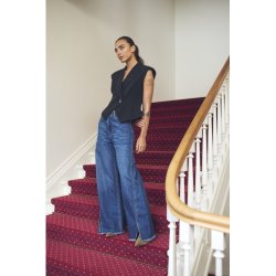 Gossia - Liana Waistcoat - Black Melange