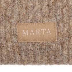 Marta Rib Beanie Hue - Fango