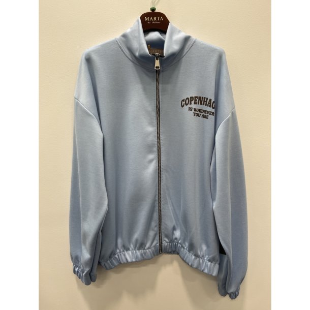 Marta - Nete Cardigan - Sky Blue/Brown