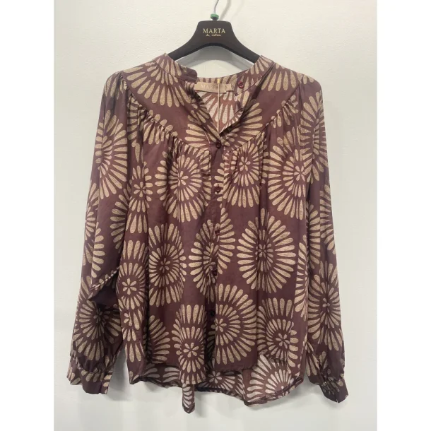 Marta - Romy Skjorte - Bordeaux - Onesize