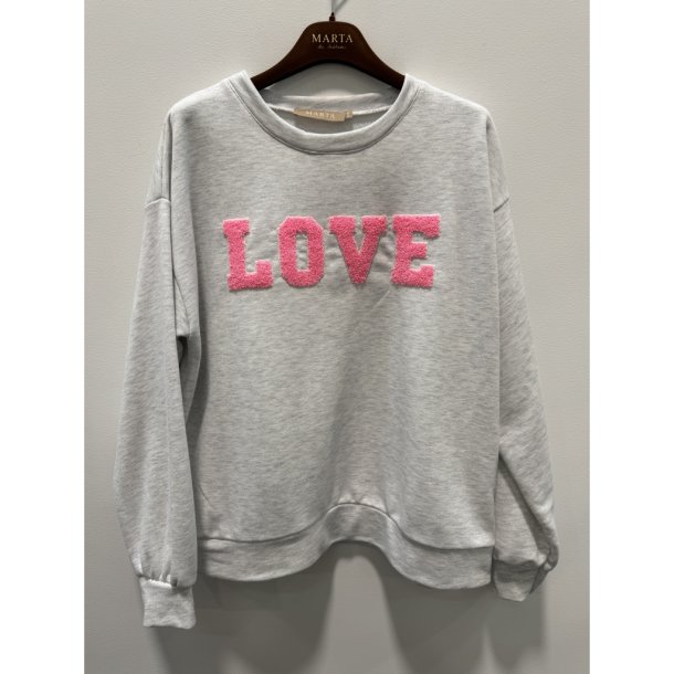 Marta - Jessa Sweatshirt - Light Grey Melange