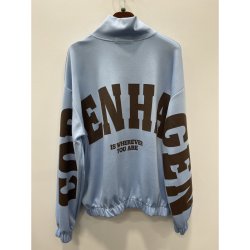 Marta - Nete Cardigan - Sky Blue/Brown