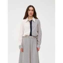 Gossia - Cecilie Skjorte - Navy Creme Stripes 