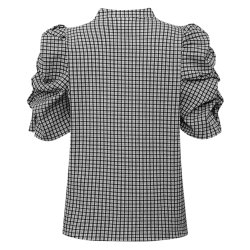 Gossia - Annsofi bluse - Black checks