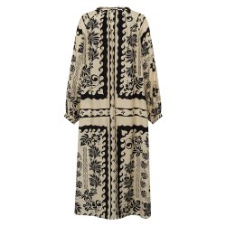 Gossia - Magny kjole - Black creme print