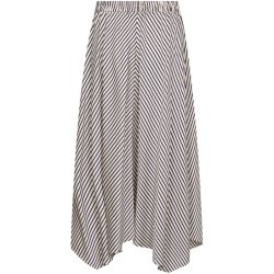 Gossia - Clorie Nederdel - Navy Creme Stripes