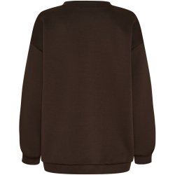 Marta - Hibiscus Sweatshirt - Brown/Yellow