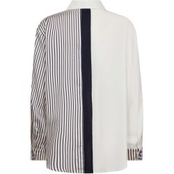 Gossia - Cecilie Skjorte - Navy Creme Stripes 