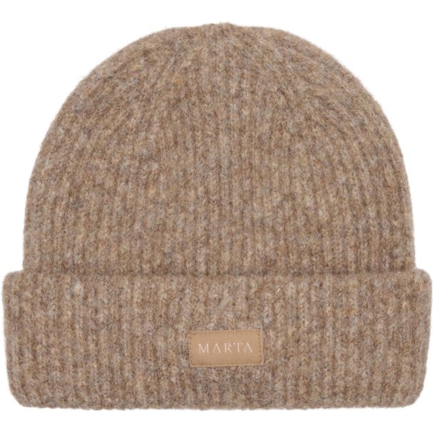 Marta Rib Beanie Hue - Fango