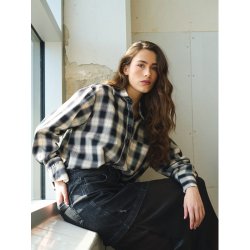 Gossia - Pipi skjorte - Black Checks