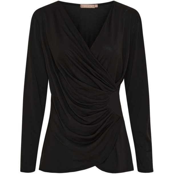 Marta - Primrose Blouse - Black 