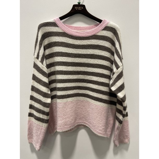 Marta - Elara Strik - Fango/Burro/Rosa - Onesize