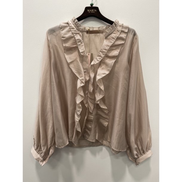 Marta - Naira Skjorte - Beige