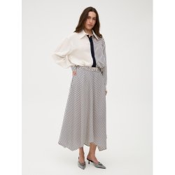 Gossia - Clorie Nederdel - Navy Creme Stripes
