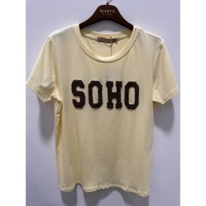 Marta - Herdis Tee - Yellow14/Moro