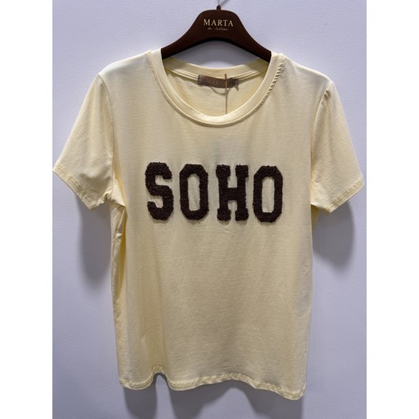 Marta - Herdis Tee - Yellow14/Moro