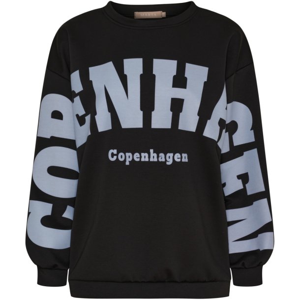 Marta - Hibiscus sweat - Black/Blue