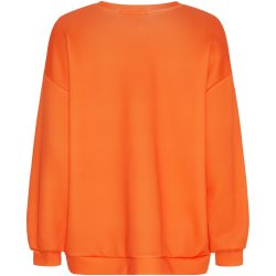 Marta - Hibiscus sweatshirt - Orange/ Moro