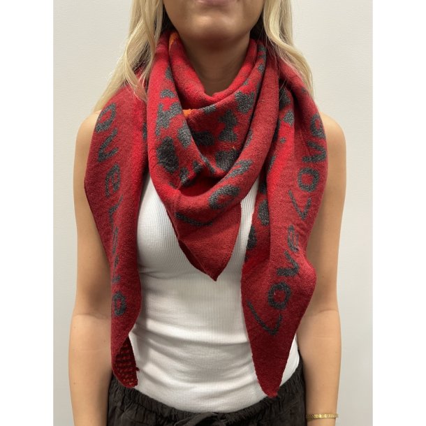 Marta - Clio scarf - Dark red