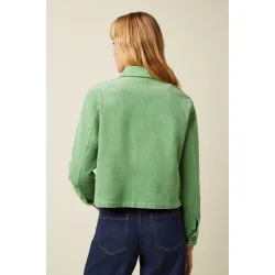 King Louie - Pearl Jakke Corduroy - Sprucestone Mint