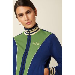 King Louie - Colorblock Coljack Daytona Sweat - Beacon Blue