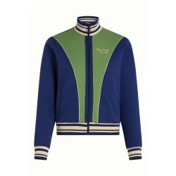 King Louie - Colorblock Coljack Daytona Sweat - Beacon Blue