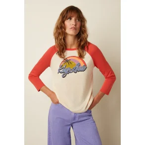 King Louie - Raglan T-shirt Placement Print - Summer Fig