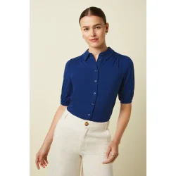 King Louie - Carina Blouse Tulum - Mazarine