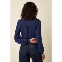 King Louie - Carina Blouse Tulum - Ink Blue