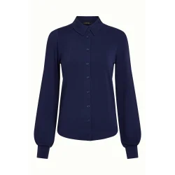 King Louie - Carina Blouse Tulum - Ink Blue