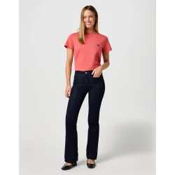 Wrangler - Flare Jeans - Soft Moonlight