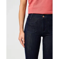 Wrangler - Flare Jeans - Soft Moonlight