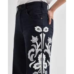 Wrangler - 70s Flare Jeans - Dark navy