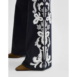 Wrangler - 70s Flare Jeans - Dark navy