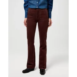 Wrangler - Flare Jeans - Mahogany
