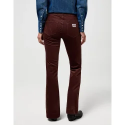 Wrangler - Flare Jeans - Mahogany