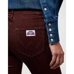 Wrangler - Flare Jeans - Mahogany