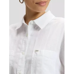 Lee - SS Loose Utility Skjorte - Bright White