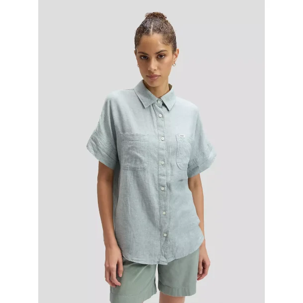 Lee - SS Loose Utility Skjorte - Desert Sage