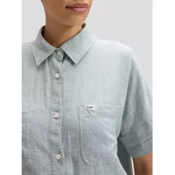 Lee - SS Loose Utility Skjorte - Desert Sage