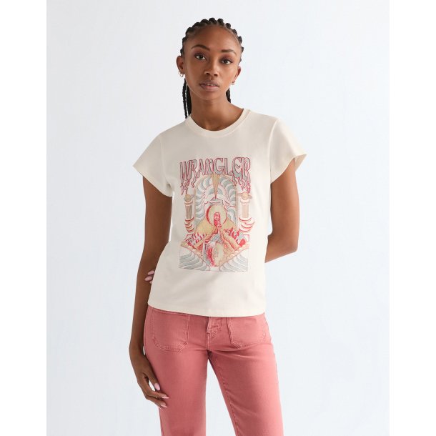 Wrangler - Shrunken band tee - worn white