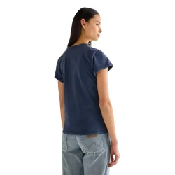 Wrangler - Shrunken band tee - Navy