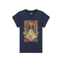Wrangler - Shrunken band tee - Navy