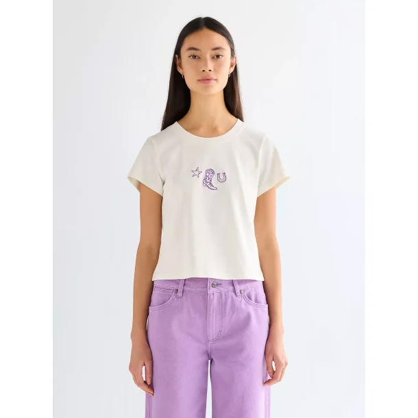 Wrangler - Baby tee - Worn white